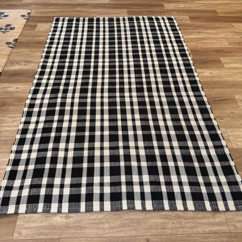Dash & Albert Tattersall Handwoven Indoor Outdoor Rug